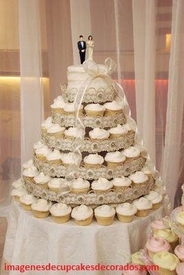 decoracion de cupcakes para matrimonio casamientos