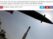 Trump quiere sistema defensa anti misiles específico contra Iran Corea Norte.