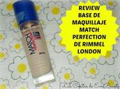 Review Base maquillaje Match Perfection Rimmel London