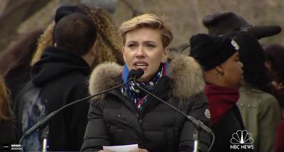 Scarlett Johansson  at the Women's March on Washington