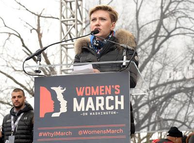 Scarlett Johansson  at the Women's March on Washington