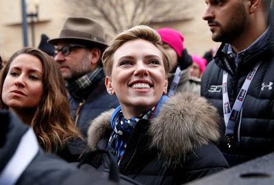 Scarlett Johansson  at the Women's March on Washington