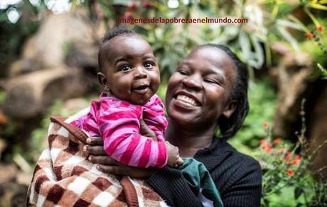 fotos de niños pobres en africa felices