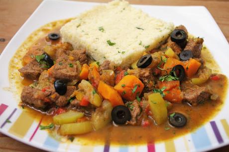 TERNERA AL ESTILO MARROQUÍ CON VERDURAS Y COUS COUS