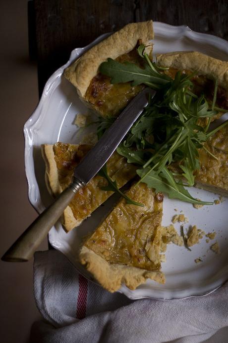 TARTA DE CEBOLLA Y GRUYERE