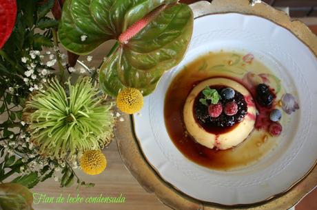 Flan de leche condensada 