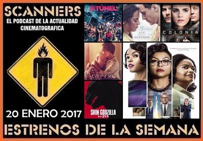 Estrenos de la Semana 20 de Enero de 2017 por el Podcast Scanners