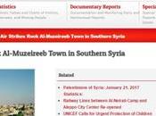 regimen antisionista sirio bombardea Al-Muzeireeb