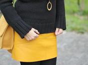 Outfit: Como Combinar Falda Amarilla Piel