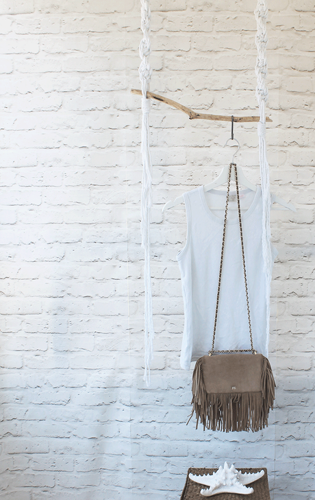 DIY: PERCHERO DE #MACRAME