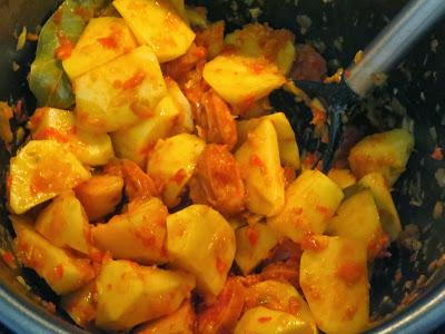 RECETA - PATATAS A LA RIOJANA