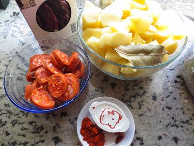 RECETA - PATATAS A LA RIOJANA