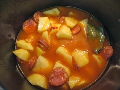 RECETA - PATATAS A LA RIOJANA