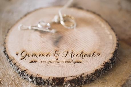 Gemma & Michaël: Una boda campestre llena de detalles.