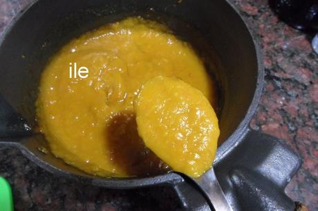 Salsa barbacoa ahumada de mango