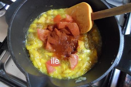 Salsa barbacoa ahumada de mango