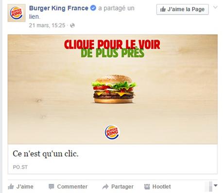 burger king redes sociales clic