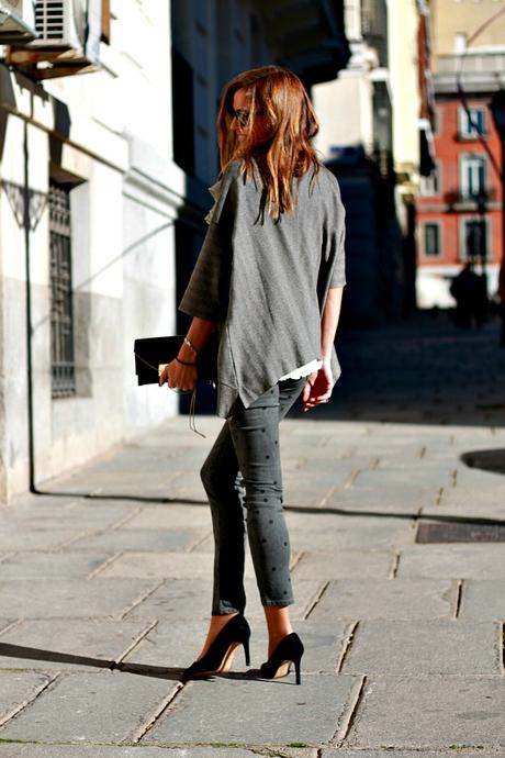 new season and polka dots jeans