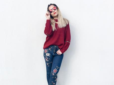 EMBROIDERY JEANS