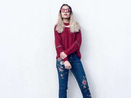 EMBROIDERY JEANS