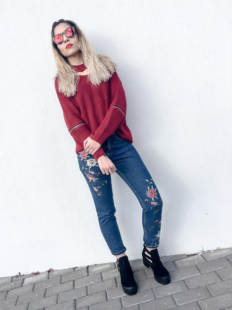 EMBROIDERY JEANS