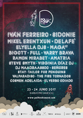 Polifonik Sound 2017: Iván Ferreiro, Sidonie, Mikel Erentxun, Delafé, Maga, Varry Brava, Bigott, Full, Amatria...