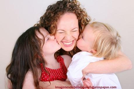 imagenes de bebes con mami familia