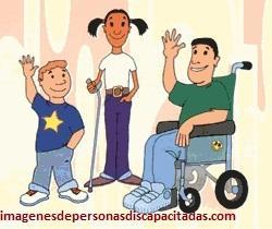 imagenes animadas de discapacidad niños