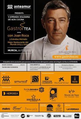 Vª edición de la jornada solidaria de alta cocina GastroTEA.