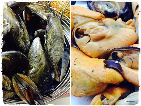 Mejillones en salsa de tomate picante