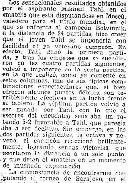 Los Mundiales de Torán - Botvinnik vs Tal 1960 (4)