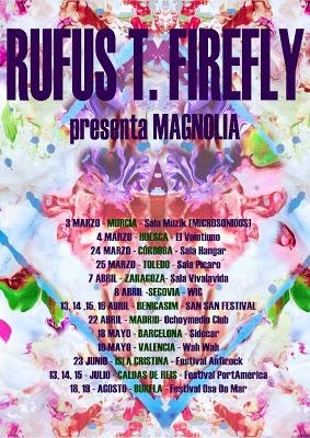 Primeras fechas de la gira de Rufus T. Firefly para presentar 'Magnolia'