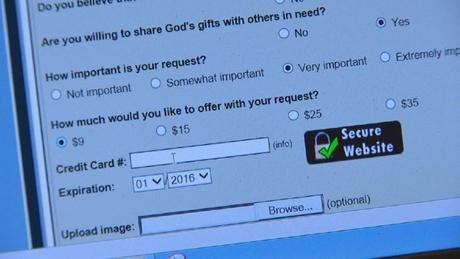 Un hombre hace más de $ 7 millones cobrando a personas por oraciones en línea