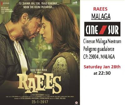 Raees, cine bollywood en España