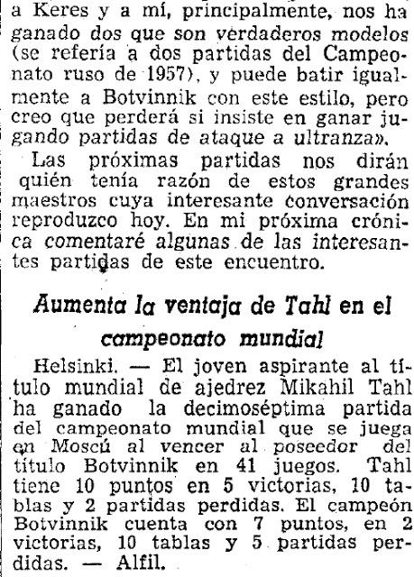 Los Mundiales de Torán - Botvinnik vs Tal 1960 (5)