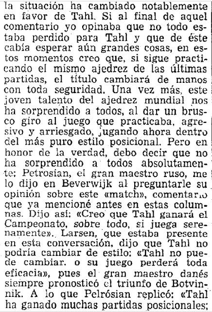 Los Mundiales de Torán - Botvinnik vs Tal 1960 (5)