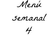 Menú semanal