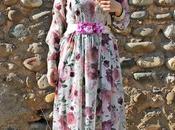 Vintage Long Flower Dress