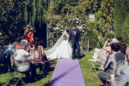 Boda de Sonia y David en Aranjuez Bossanova - Sonia + David - Palacio de Silvela (0453)