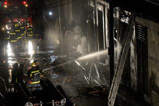 Controlado el incendio de antiguo edificio en Santa Clara