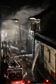 Controlado el incendio de antiguo edificio en Santa Clara