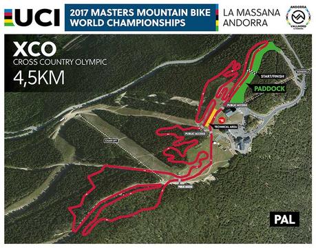 Vallnord Bike Park La Massana sede del Campeonato del Mundo Másters UCI de XCO-DHI