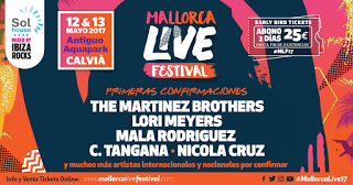 Mallorca Live Festival 2017: The Martinez Brothers, Lori Meyers, Mala Rodríguez, C Tangana...