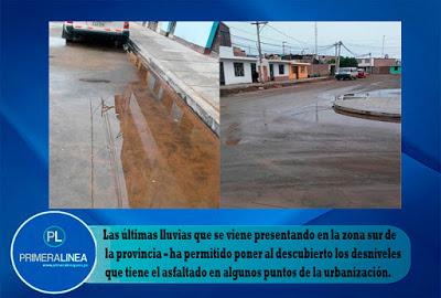 DEFICIENCIAS EN OBRA DE PISTAS Y VEREDAS DE LA URB. LIBERTAD…