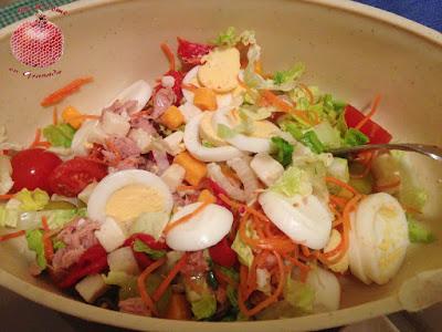 Ensalada completa en cestas Ensalada completa en cestas