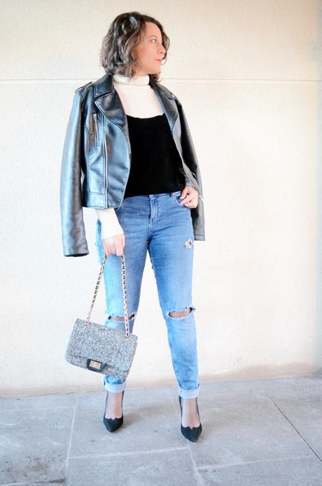 Superposición: Top de terciopelo