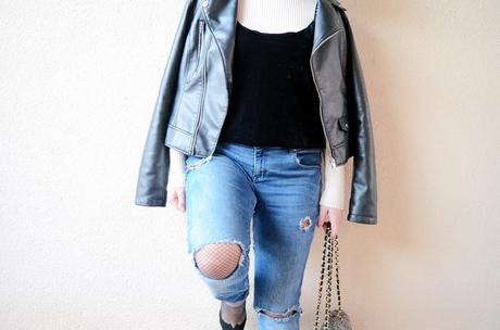 Superposición: Top de terciopelo