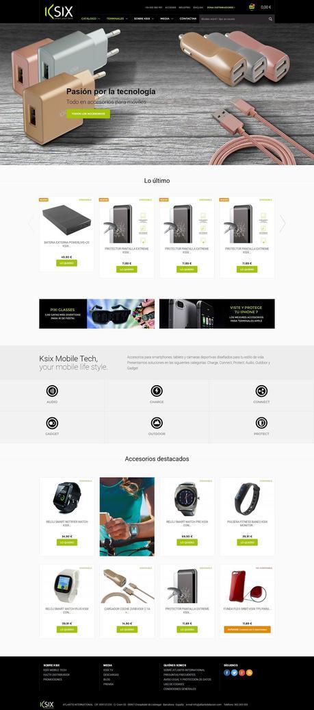 Ksix, la marca de referencia en accesorios para móviles, renueva su web