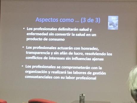 Debate sobre #profesionalismo en Salud en @EASPSalud