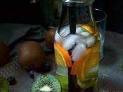 Agua fresca kiwi naranja, detox vitaminas #dobleS